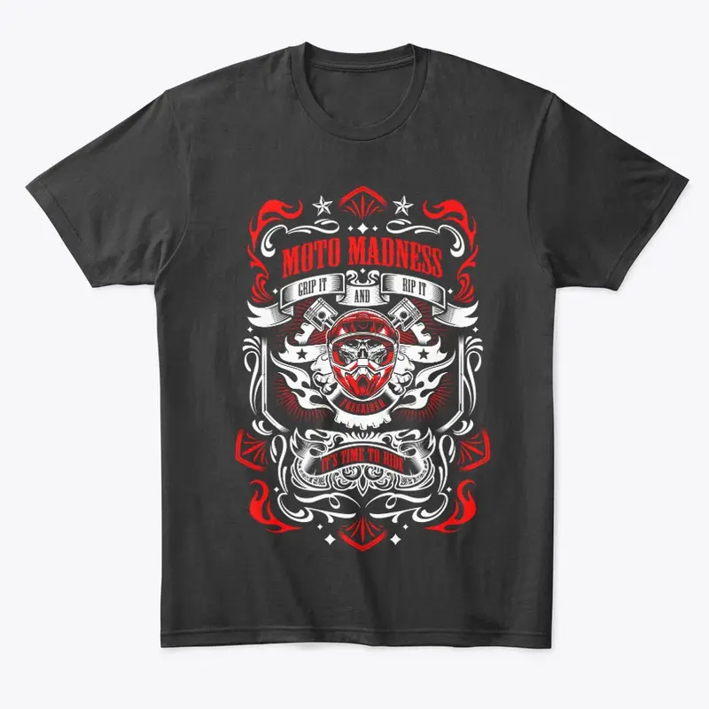 Moto Madness T's - RED